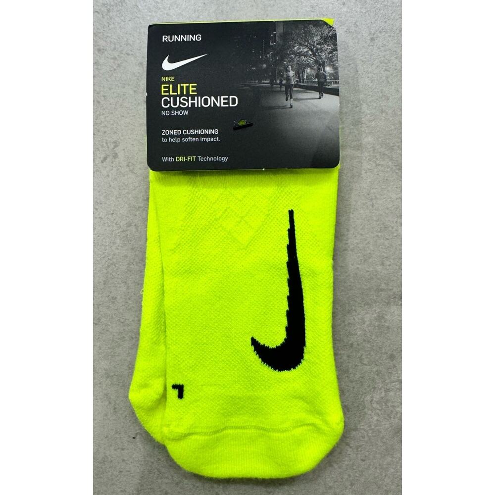 Nike Elite Cushioned No Show Running Training Gym Socks DRI-FIT